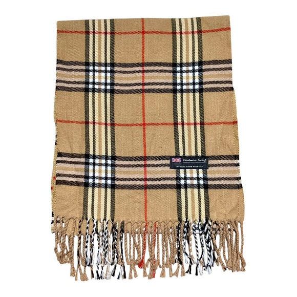 Vintage Other - Vintage Made In Scotland Plaid Cashmere Scarf